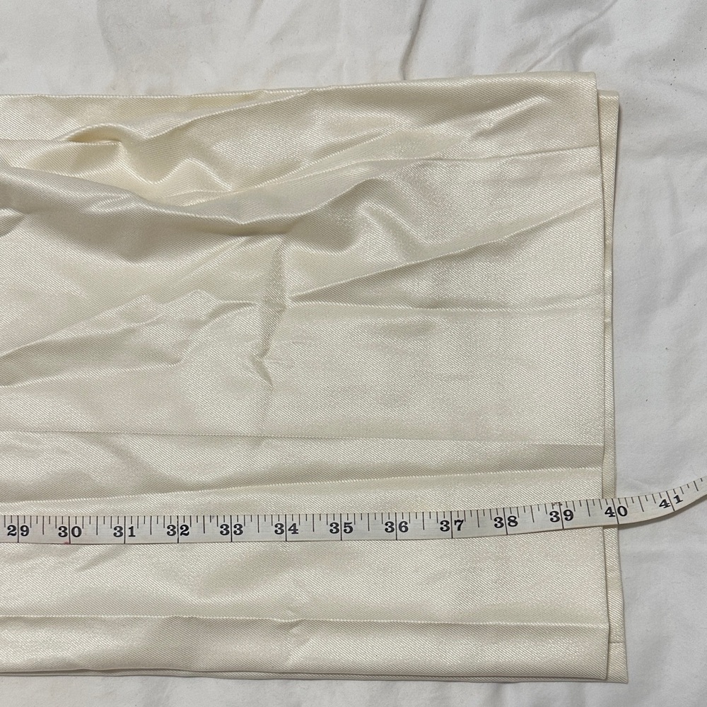 Akris Cream High-Waist Pleated Silk Pants - Picture 12 of 12